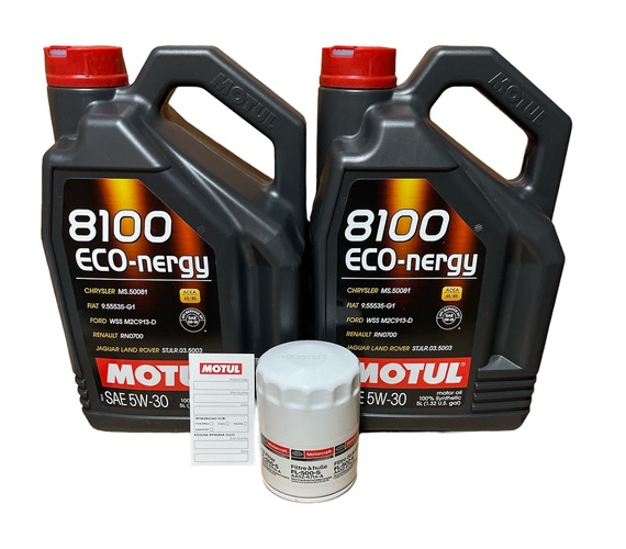 MOTUL 5W30 10L + FILTR OLEJU MOTORCRAFT FORD MUSTANG 5.0 GT 2018-