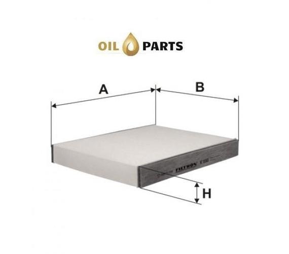 FILTR KABINOWY ZWYKŁY OPTIMA OP 643332 FORD FIESTA V FUSION